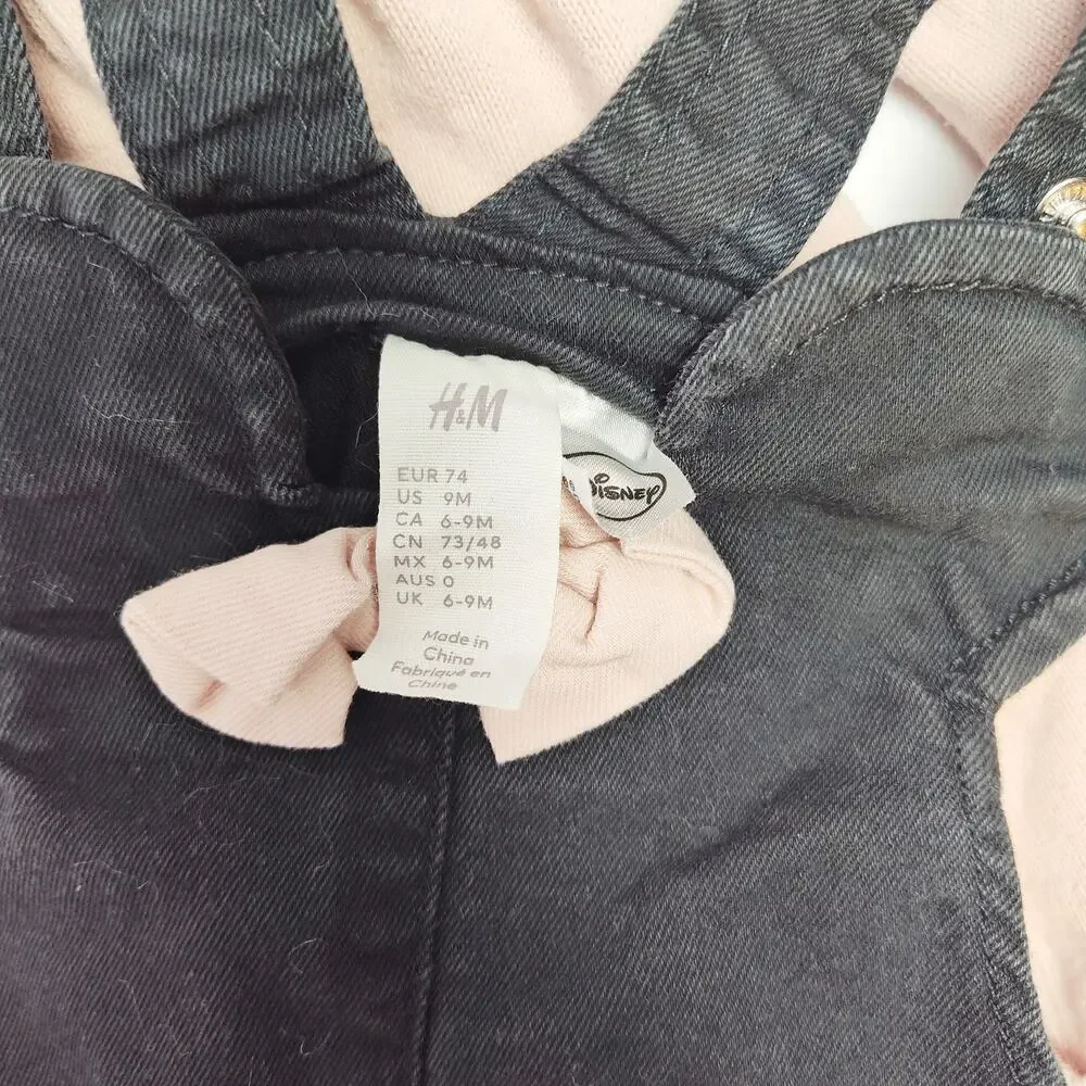 Baby Girl 6–9M Clothing Bundle Carter’s & H&M Disney Pink Layered Set